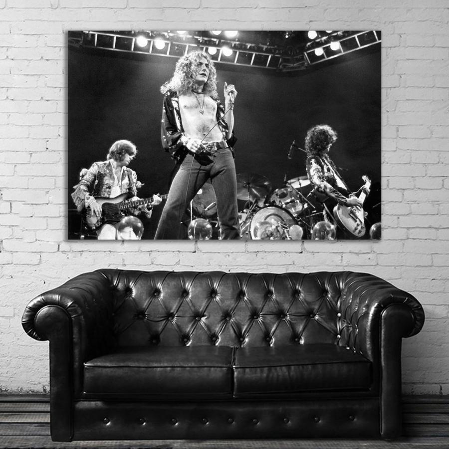 レッド・ツェッペリン Led Zeppelin 特大 ポスター 150x100cm 海外 ロック アート グッズ 写真 雑貨 フォト ジミー・ペイジ  ゼッペリン