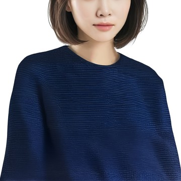 Meet Warm 單向導濕保暖發熱衣 2件套裝 76%機能纖維  L  女圓領寶藍色