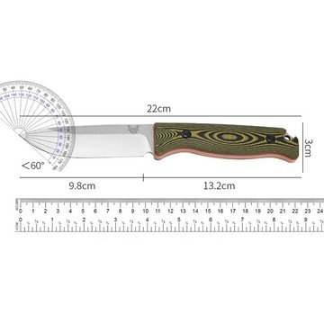 【臺灣出貨】BENCHMADE熱銷蝴蝶15002直刀配KG10手柄刀片折疊刀野外求生 ODHQ