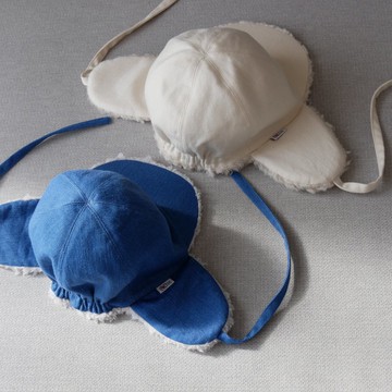 兒童帽子 蓬鬆絨毛 飛行帽