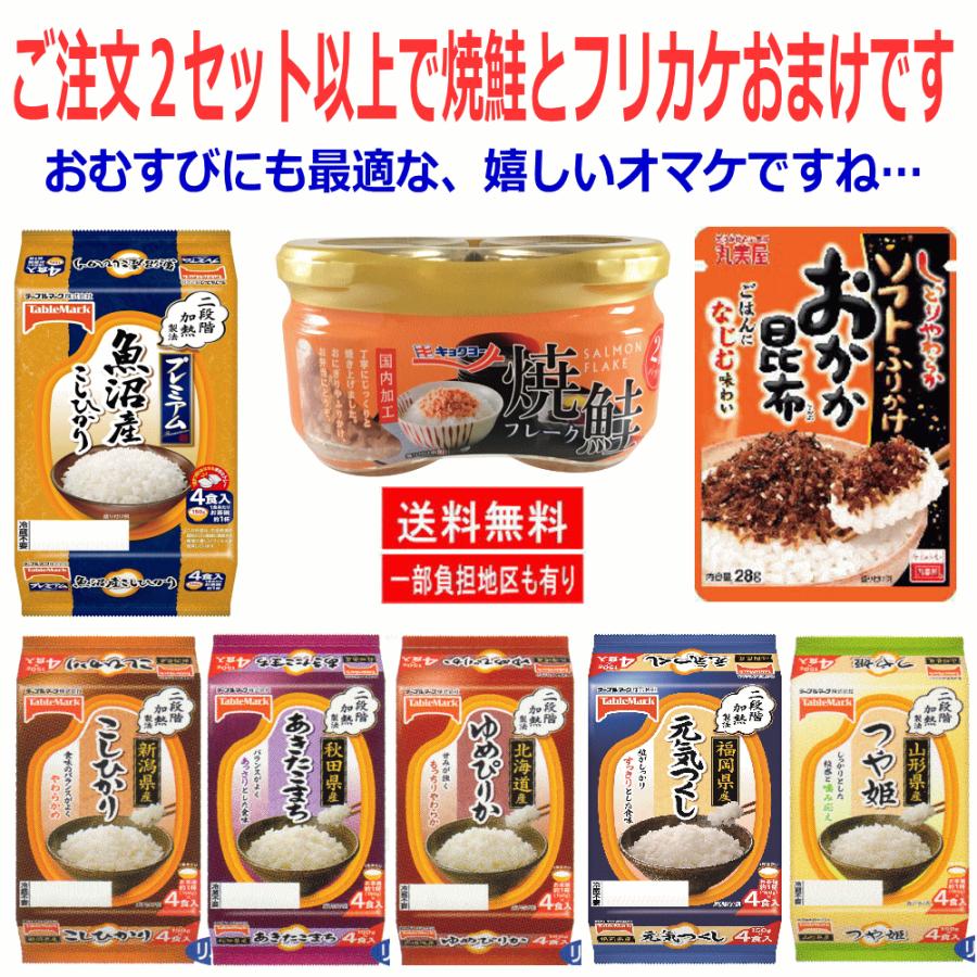  テーブルマーク 全国ご当地米 食べやすい150ｇ 24食 こしひかり あきたこまち ゆめぴりか つや姫 元気づくし 関東圏送料無料