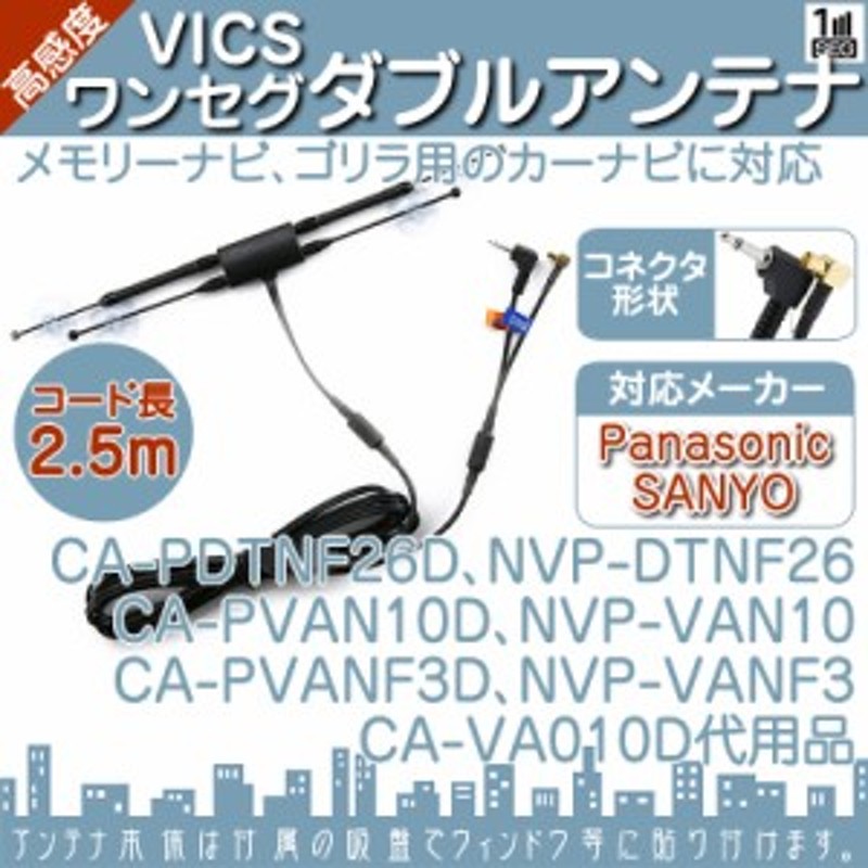 Cn Gp710vd Cn Gp715vd Cn Gp7vd 他対応 ワンセグアンテナ Vicsアンテナ 高感度 吸盤取付 ワンセグ Vi 通販 Lineポイント最大1 0 Get Lineショッピング