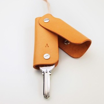 真皮鳥嘴鑰匙圈