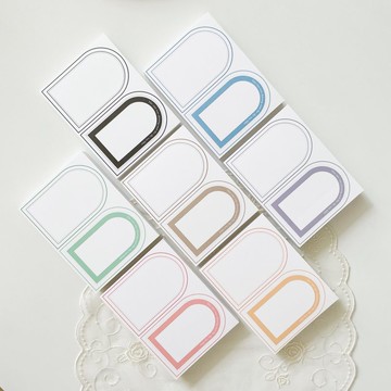 簡約拱門相簿紙