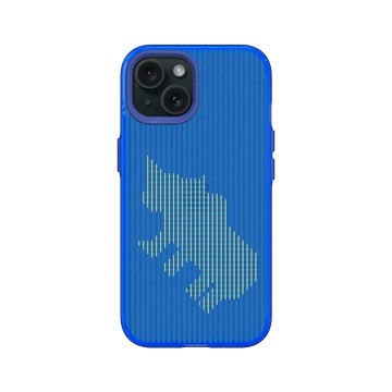 iPhone 15 JellyTint 激光藍 - None - 黑犀牛 - 線條版