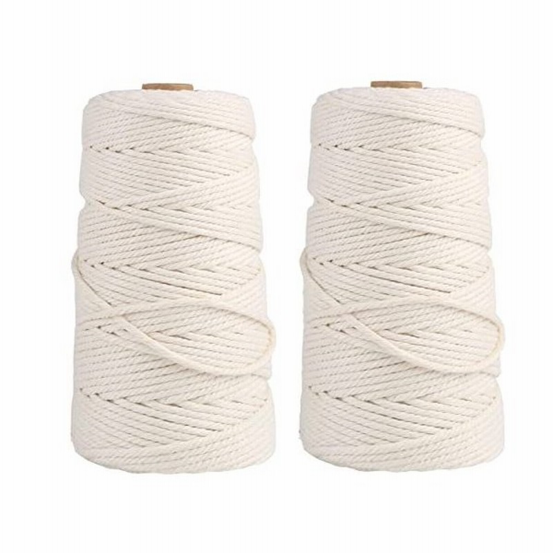 Derayee マクラメ 糸 0m 100 コットン 手芸紐 マクラメロープ 手芸品 編み物 Diy 直径約2mm 2 通販 Lineポイント最大0 5 Get Lineショッピング