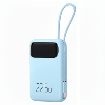 Mcdodo 彩盒系列 22.5W行動電源 附線 Lightning 15.2 x 5.9 x 2.5cm 225g  MC-3254  藍色