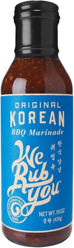 We Rub You Korean BBQ Marinade Original 15 oz