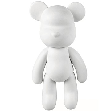 meet talent DIY 23公分毛球熊系列組  1組  白色