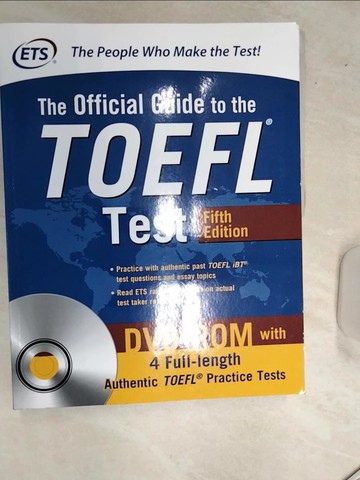 【書寶二手書T3／語言學習_SJF】The Offical Guide to the TOEFL Test 5E_Educational Testing Service (COR)