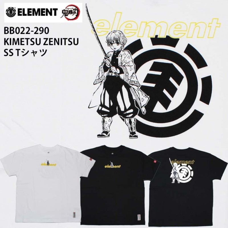 正規品 ELEMENNT Ｔシャツ 鬼滅の刃 コラボＴシャツ BB022-290 ZENITSU