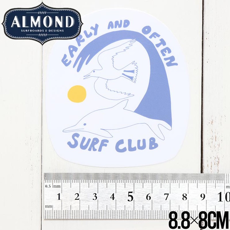 送料無料】ALMOND SURF アーモンドサーフ STICKER ステッカー #5