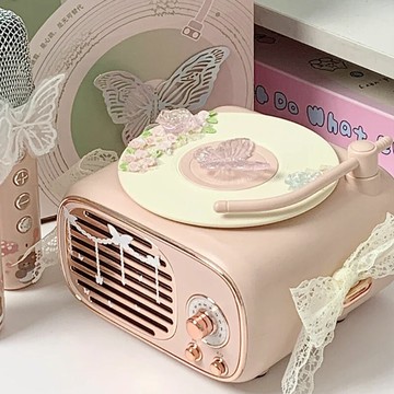 芯動音響麥克風K歌桌面女生日禮物黑膠唱片臥室小型音箱