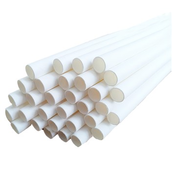 CLEAN 克林 營業用白色環保紙吸管 6mm平口紙包  200支  1包