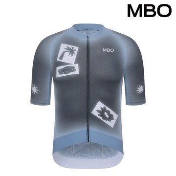 MBO 男潮流輕量短袖車衣【冰墨藍】Frontier SC301