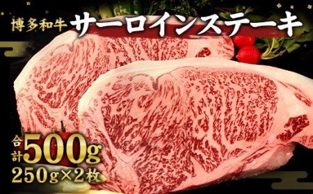 博多和牛 サーロインス テーキ 250g×2枚 計 500g 和牛 国産