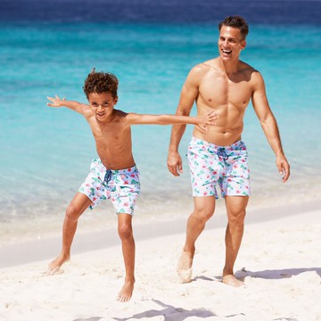 英國｜Sunuva 火鶴海灘泳褲 7-8歲