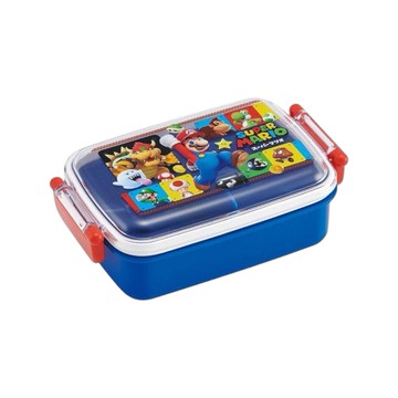 日本 Skater 分格保鮮盒/便當盒-瑪利歐 450ml (JN3333)