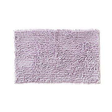 【日本霜山】雪尼爾加厚防滑吸水地墊/浴室腳踏墊-48x76cm-紫