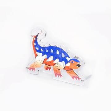 海裡魚50pcs木質拼圖_白堊紀恐龍-甲龍