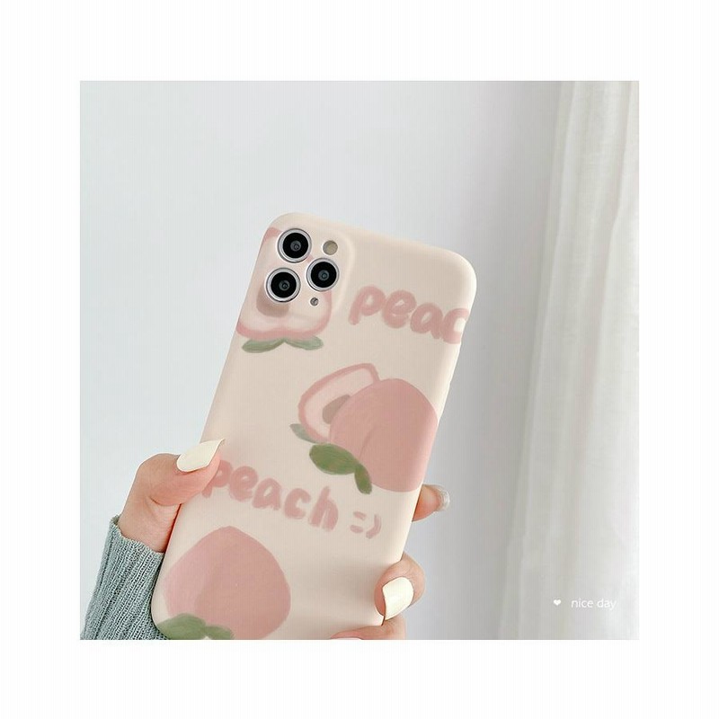 iPhoneケース 桃 ピーチ ピンク おしゃれ スマホケース iPhone11 アイフォンカバー カバー Pro iPhone SE XR スマホ 携帯 iPhone8 Plus かわいい 通販 LINEポイント最大0.5%GET LINEショッピング iPhone11pro ケース 桃 スマホケース iPhone