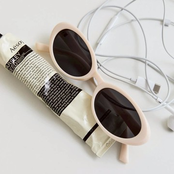 【BONNY&READ飾品】城市柔光墨鏡 / 2色 修飾臉型 抗UV 太陽眼鏡 韓系墨鏡 夏日 穿搭配件