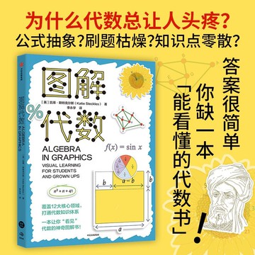 正版有貨🔥圖解代數 圖文並茂覆蓋代數12大核心領域 打通小初高代數知識體系