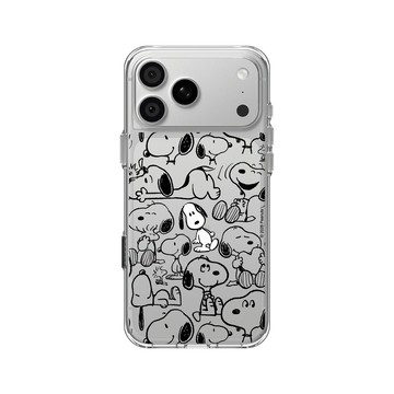 iPhone 18 Pro Max Clear Case（相機按鈕） 透明 - 史努比 Snoopy - 找我嗎？