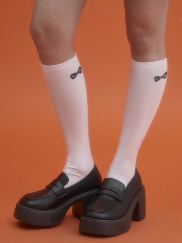 Kitten Bow Knee Socks