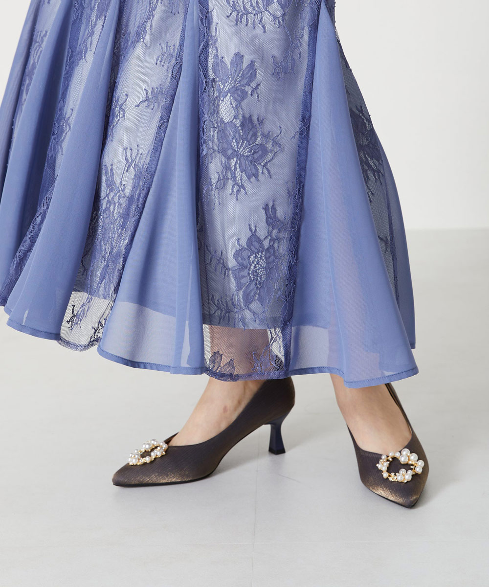 優雅珍珠圓舞曲高跟鞋 (MOR101)