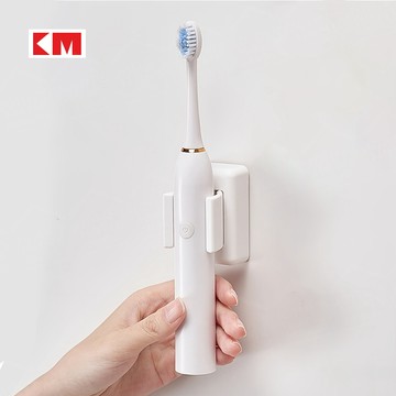 壁掛式電動牙刷夾架 KM 壁掛牙刷架 牙刷收納架 牙刷置物架 牙刷夾 浴室收納架 收納夾【ZK0701】《約翰家庭百貨