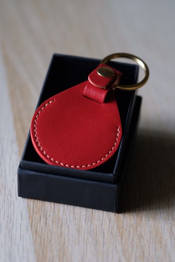 感應扣皮套【鮮紅】畢業禮 /含客製英文