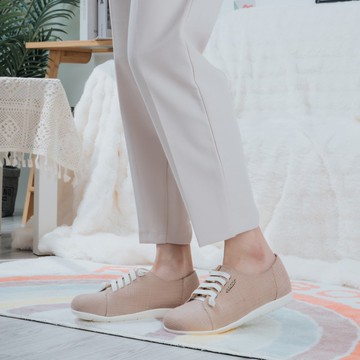 【寬腳友善】MIT舒適饅頭鞋。真皮。格調粉2813