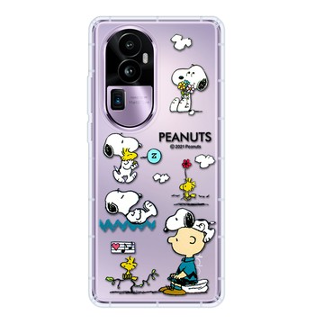 Reno系列(其他) 殼 【SNOOPY/史努比】OPPO Reno10 Pro+ 防摔氣墊空壓保護手機殼(小日子)
