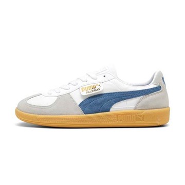 Puma Palermo Lth 男鞋 女鞋 藍白色 運動 麂皮 復古 膠底 情侶鞋 德訓鞋 休閒鞋 39646414