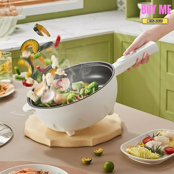 【猛火爆炒】電炒鍋 電火鍋 電煮鍋 多功能鍋 大功率 一體式 蒸煮炒煎 家用宿舍必備