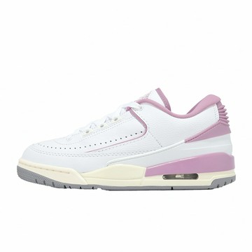 Nike 休閒鞋 Wmns Jordan 2/3 女鞋 白 紫 喬丹 皮革 氣墊 FZ4122-105
