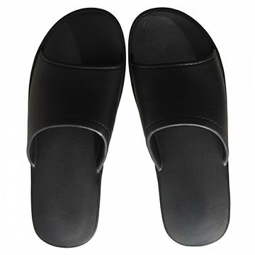 DECOVIEW 時尚室內拖鞋 酒店風 黑色  270mm  1雙