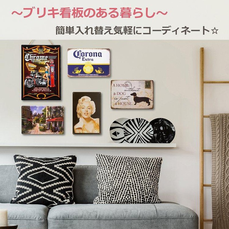 バイク　アートパネル　ブリキ　スチール　絵　アート　壁掛け　アメリカン　ポスター 楽天市場】ブリキ看板 バイク アートパネル 30x15cm レトロ