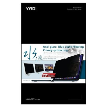 YADI 亞第 插卡隱貼 Acer Nitro V 15 ANV15-51-53Z0 專用 水之鏡防窺片 防眩光 藍光過濾 28度防窺  透明色  1個