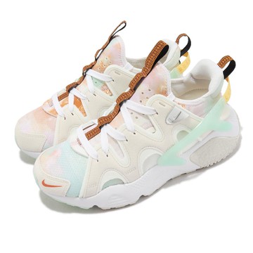 休閒鞋 Wmns Air Huarache Craft 女鞋 白 綠 襪套式 緩震 FJ7735-031