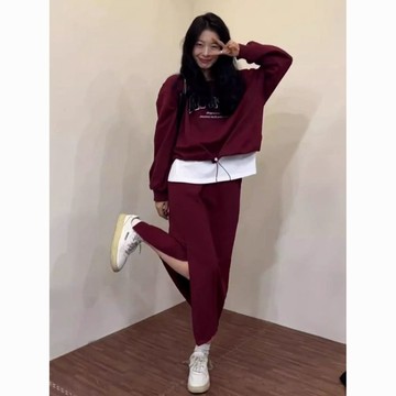 【M-5XL大尺碼】大尺碼女裝 連衣裙 半身裙 秋冬裙子 春秋裙裝 特大碼胖mm300斤秋冬新款寬鬆休閒衛衣女半身裙連衣