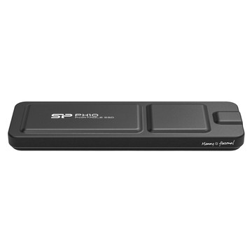 Silicon Power 廣穎電通 高速外接式固態硬碟 薄輕巧行動式硬碟 PX10  1TB  黑色