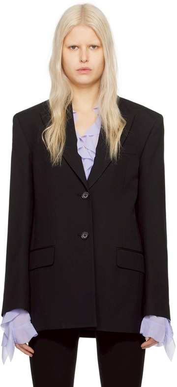Acne Studios 黑色 Regular-Fit 西装外套