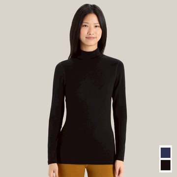 【紐西蘭icebreaker】女 Tech 高領長袖上衣- BF260