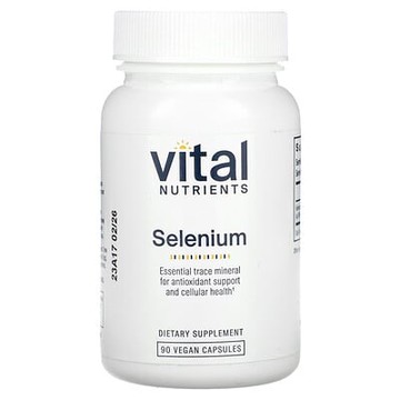 Vital Nutrients, 硒，200 微克，90 粒全素膠囊
