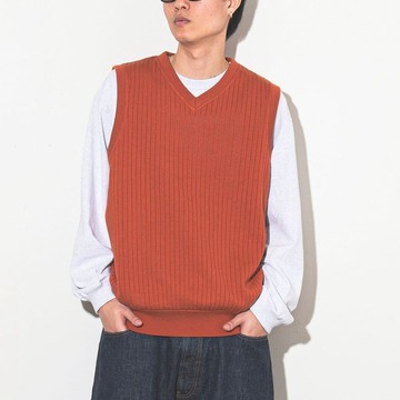 BEAMS T x crepuscule / 男裝 Stripe Mesh Vest