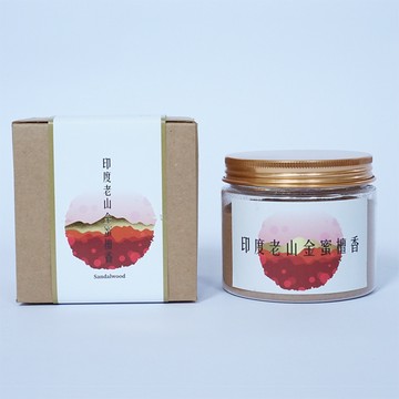 經典珍藏-印度老山金蜜檀香粉-60克