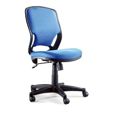 EASY人體工學造型泡棉辦公椅/LV-106/藍(限送桃園以北)