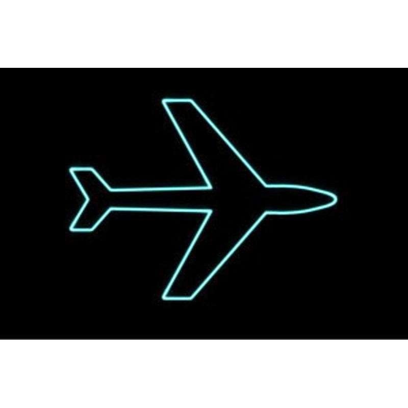 ネオン 飛行機 ひこうき Airplane イラスト アイコン エアライン 乗り物 ネオンライト 電飾 Led ライト 通販 Lineポイント最大1 0 Get Lineショッピング